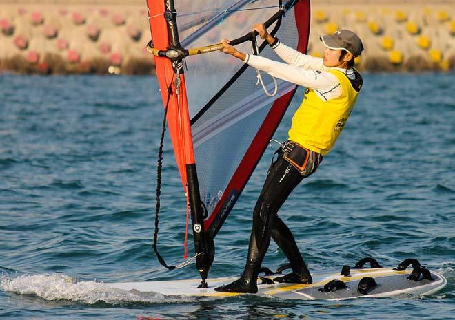Peina Chen CHN RS-X - 2013 ISAF Sailing World Cup Qingdao © ISAF 